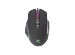 Mouse Da Gioco White Shark GM-5009 Gareth Cri, 6400 Dpi, Nero
