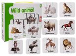 Puzzle Educativo Animali Selvatici 10 Connessioni Inglese
