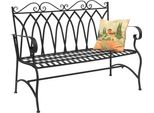 Dandibo Panca Da Giardino In Metallo A 2 Posti Resistente Alle Intemperie Panca Da Giardino Antica 18940 Panca In Metallo Marrone Scuro 120 Cm Panca In Ferro