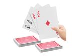 Carte Da Gioco Relaxdays Jumbo 2 Mazzi