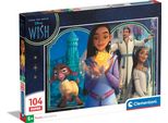 Puzzle Cle 104 Superkolor Disney Wish 27148