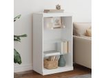 Credenza Vetrina Semplice Con Luci Led Bianco 60,5X37X100 Cm - Cassettiere DE7891439 1Pacco