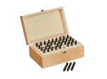 Set Di Punzoni Per Lettere Relaxdays 3 Mm