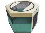 Box Per Cuccioli 90X90X61Cm Turchese Recinto Per Animali Domestici Cani Box Per Animali Domestici