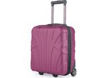 Suitline - Bagaglio A Mano 45X36X20 Cm Piccola Valigia Easyjet Trolley Sottosella 2 Ruote Cabina Valigia 45Cm Cabin Bag Max 30L Bagaglio Libero Aereo Sottosella ,Magenta