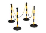 Barriera Relaxdays Con Catena Set Da 4