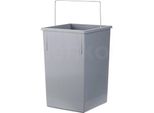 Cestino Interno Hailo 1091309 Grigio Chiaro 15 Litri 225 X 230 X 340 Mm U Maniglia