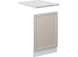 Vicco Pannello Frontale Fame-Line, 45 Cm , Pl Marmo, Grigiobeige/Bianco