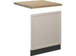 Vicco Pannello Frontale Fame-Line, 60 Cm , Pl Rovere, Grigiobeige/Antracite