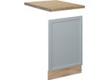 Vicco Pannello Frontale Fame-Line, 45 Cm , Pl Rovere, Blu-Grigio Chiaro/Quercia Dorata