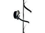 Lampada Da Parete Moderna A Spirale Led 12W Nero Twist ML1058 Milagro