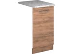 Vicco Pannello Frontale Della Lavastoviglie Fame-Line, 45 Cm , Pl Marmo, Quercia Dorata/Quercia Dorata
