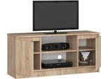 Bdw, Cassettiera, Mobile Rtv, Mobile Tv, 120X55X40 Cm, , Rovere Sonoma