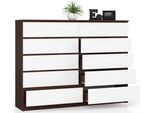 Cassettiera Bdw, 10 Cassetti, Tanto Spazio Per Riporre Le Cose, Soggiorno, Venga / Bianco
