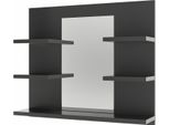 Vicco Specchio Contenitore Bagno Wilbur, 58.8 X 50 Cm Con Ripiani, Antracite