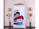 Bdw Armadio, 2 Ante, 2 Cassetti, Guardaroba, 180X90 Cm, Faggio
