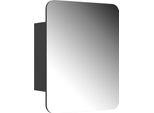 Vicco Specchio Contenitore Bagno Zino, 65 X 50 Cm Con Ripiani, Antracite