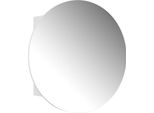 Vicco Specchio Contenitore Bagno Loki, 70 X 70 Cm Con 2 Scomparti, Bianco
