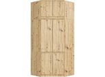 Bdw Armadio Angolare Per Camera Da Letto Con Estensione, 6 Ante, Rovere Artisan