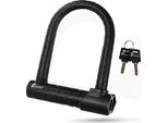 Lucchetto Per Bicicletta Zieger U 150 Lucchetto A U Compatto Con Grillo In Acciaio Da 14 Mm E Rivestimento In Silicone