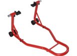 Cavalletto Per Riparazione Martinetto Per Moto, Cavalletto Per Moto, Cavalletto Racing Anteriore/Posteriore Rosso