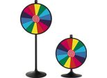 Ruota Della Fortuna Ø60 Cm Con Supporto Ruota Dei Premi Ruota Da Competizione Regolabile In Altezza Colorata