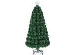 Albero Di Natale Artificiale Da 150 Cm Con 8 Modalità Di Illuminazione Albero Di Natale In Fibra Ottica