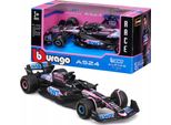 Bburago - Bwt Alpine A524 Esteban Ocon #31 2024 - Modellino Realistico In Scala 1:43, Guidato Da Esteban Ocon, Licenza Ufficiale Renault, Età Consigliata 3+ Anni