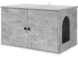 Vidaxl Casetta Per Gatti In Cemento 85 X 55 X 50 Cm Materiale A Base Di Legno