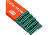 Vevor Supporto Per Rampicanti, Confezione Da 10, Aste Per Piante ⌀11X1455 Mm, Aste Per Pomodori In Metallo Plastificato, Supporto Per Piante Con Estremità Appuntita E Manopole Antiscivolo Per La Coltivazione Di Piante Rampicanti E Ortaggi