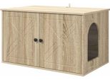 Vidaxl Casa Per Gatti Sonoma 85 X 55 X 50,5 Cm Materiale A Base Di Legno