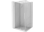 Mexen Velar Cabina Doccia Scorrevole 120 X 70 Cm, Trasparente, Bianca - 871-120-070-01-20