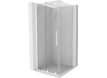 Mexen Velar Cabina Doccia Scorrevole 90 X 90 Cm, Trasparente, Bianca - 871-090-090-01-20