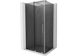 Mexen Velar Cabina Doccia Scorrevole 140 X 100 Cm, Grafite, Cromo - 871-140-100-41-01