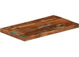 Vidaxl Piano Da Tavolo 50X40X2,5 Cm Rettangolare In Legno Massiccio Antico