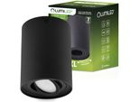 Lumiled Faretto Da Superficie Faretto Da Superficie Faretto Da Superficie Faretto Da Soffitto GU10 Led Faretto Da Soffitto Orientabile Lampada Da Soffitto Rotonda Nera 125 Mm