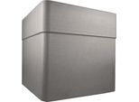 Fioriera Quadrata 40 Cm - Eda - Carel - 26 L - Con Rotelle - Adatta Per Interni Ed Esterni - 39 X 39 X 39 Cm (H) - Taupe