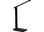 Moderna Lampada Da Tavolo Usb Nera, Led 5W Post Milagro Con Colore Variabile
