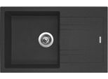 Lavelli Linea 780 N Granblack In Granito Con Piletta + Sifone