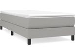 Syfax™ Struttura Letto A Rete A Molle Grigio Chiaro 80X200 Cm Tessuto