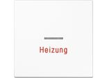 Pulsante A Bilanciere Ext.Heating/Notsch. Per Interruttore Di Comando - Piastra Di Copertura Per Interruttore/Pulsante Bianco Ls 990 H Ww