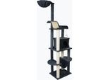Tiragraffi Beige, Grigio - Mona - Con Cuccia, Grotta, Amaca, Tiragraffi, Topolino Giocattolo, Colore: Grigio