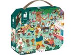 Janod Puzzle - Puzzle Per Bambini Della Famiglia Degli Orsi In Astuccio 54 Pezzi