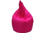Talamo Italia Pouf Angillina 80X80X120H Cm Rosa, Rosa Forma Sacco Italy