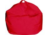 Talamo Italia Pouf Ascia 65X65X50H Cm Rosso, Rosso Forma Sacco Italy