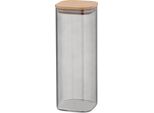 Vaso Kela Da 2,1 Litri In Vetro Nea Con Coperchio In Legno Di Faggio