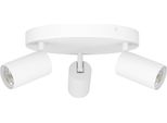 Eglo 900338 TELIMBELA-Z Led GU10 Tripla Plafoniera 3X4,9W Ø250Mm Bianco Dimmerabile