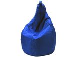 Talamo Italia Pouf Angillina 80X80X120H Cm Blu, Blu Forma Sacco Italy