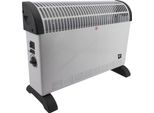 Shx SHX08TKV2000 Riscaldatore A Convettore Con Turboventilatore 2000W, Bianco/Nero
