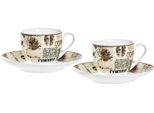 Ritzenhoff & Breker 422092 Ritzenhoff & Breker Set Per Espresso Crema, 4 Pezzi